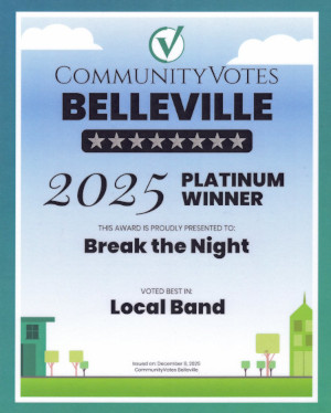 Break The Night _Belleville Community Votes_ Best Local Band 2025 